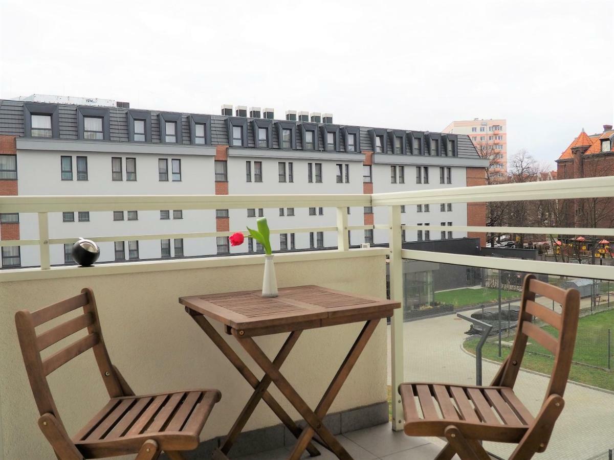 Apartament 3 pokoje, parking, balkon - Gdańsk Centrum Bagian luar foto